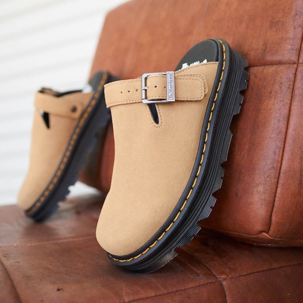 Dr. Martens Zebzag Slingback Platform Mule - Savannah Tan